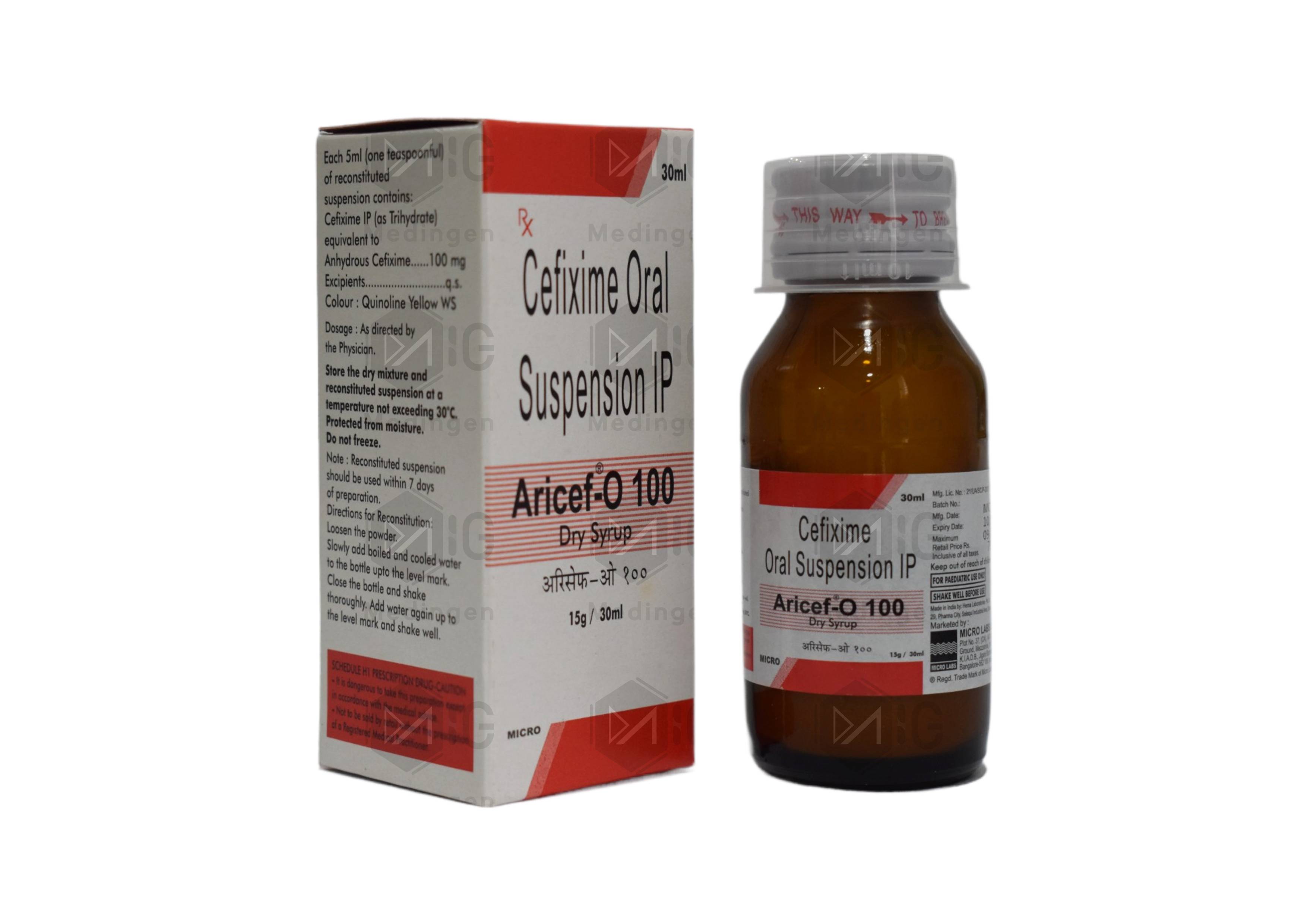 ARICEF O 100MG